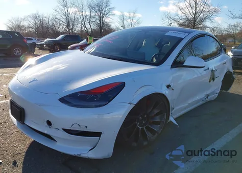 2023 Tesla Model 3 Performance Dual Motor All-Wheel Drive z USA, uszkodzony, nr VIN 5YJ3E1EC4PF581537